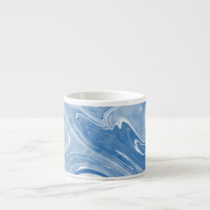 Colourful Marble Art Pattern. Espresso Cup