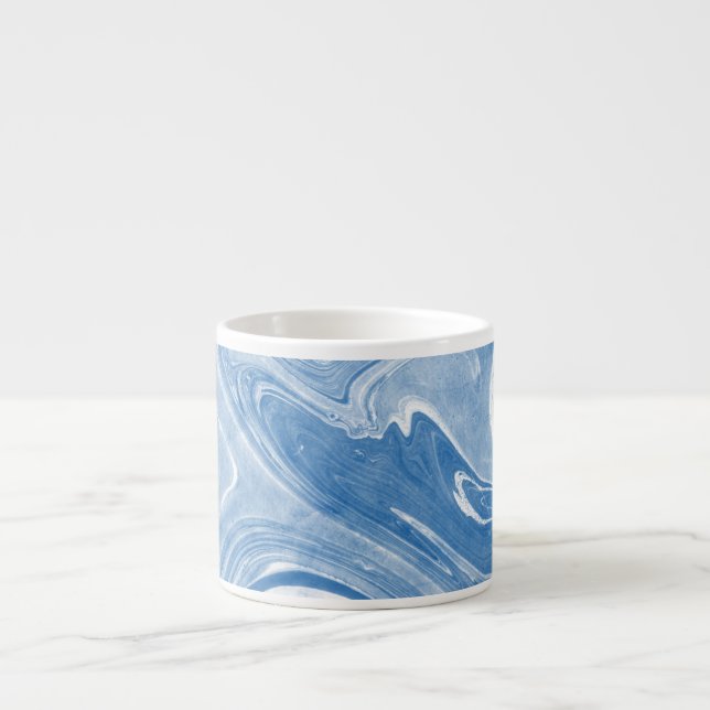 Colourful Marble Art Pattern. Espresso Cup (Front)