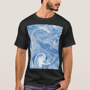 Colourful Marble Art Pattern. T-Shirt