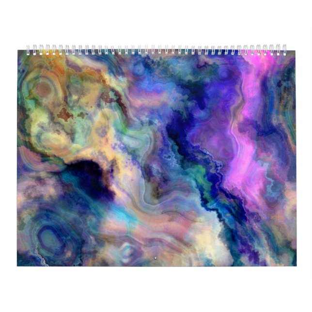 Colourful marble calendar (Cover)