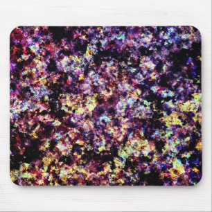 Colourful Marble Flakes Pattern Mouse Pad