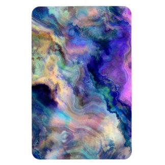 Colourful marble magnet