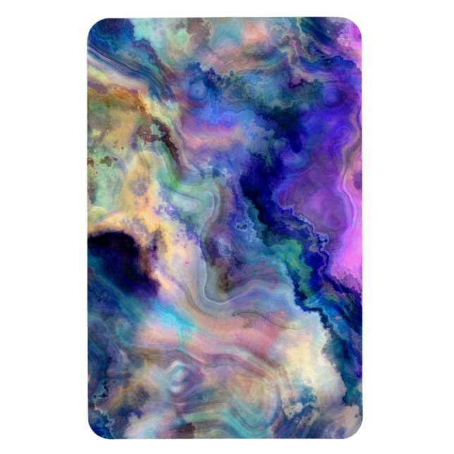 Colourful marble magnet (Vertical)