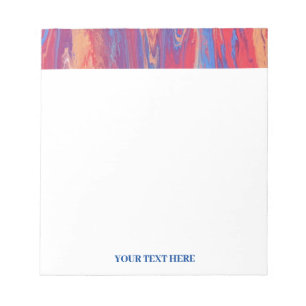 Colourful Marble Notepad