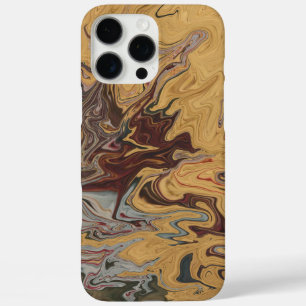 colourful marble - papaer marbling style iPhone 16 pro max case