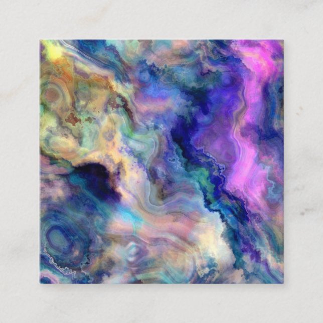 Colourful marble Referral Card (Front)