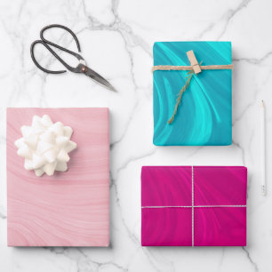Colourful Marble Stone Wrapping Paper Sheet