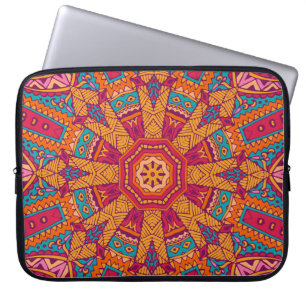 Colourful marble texture, high-resolution interior laptop sleeve