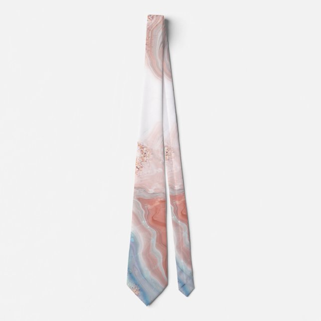 Colourful Marble  Tie (Front)
