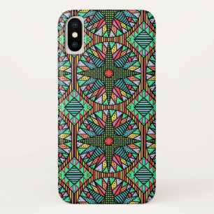 Colourful Mariner's Compass Quilt Pattern Case-Mate iPhone Case