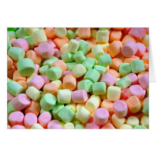 Colourful marshmallows