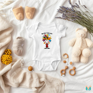 Colourful Martial Arts Kid Design for Kids Baby Bodysuit