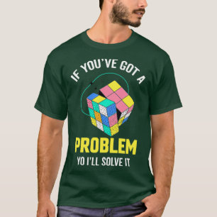 Colourful Math Cubes Manipulatives Slove Problem 1 T-Shirt