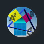 Colourful Mathematics 6 Cm Round Badge<br><div class="desc">Colourful Mathematics button.  VIRGINIA5050* - Creative and unusual gifts for all occasions at www.zazzle.com/virginia5050* INTERNATIONAL GIFTS at zazzle.com/InternationalGifts,  Florida Gift Store at zazzle.com/FloridaGiftStore*,  RETIREMENT GIFT STORE at zazzle.com/RetirementGiftStore,  I LOVE GIFT STORE at zazzle.com/ILoveGiftStore,  and BIRTHDAY GIFT STORE at zazzle.com/BirthdayGiftStore*</div>