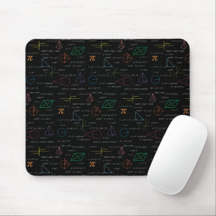 Colourful Mathematics Equations Math Formulas  Mouse Pad