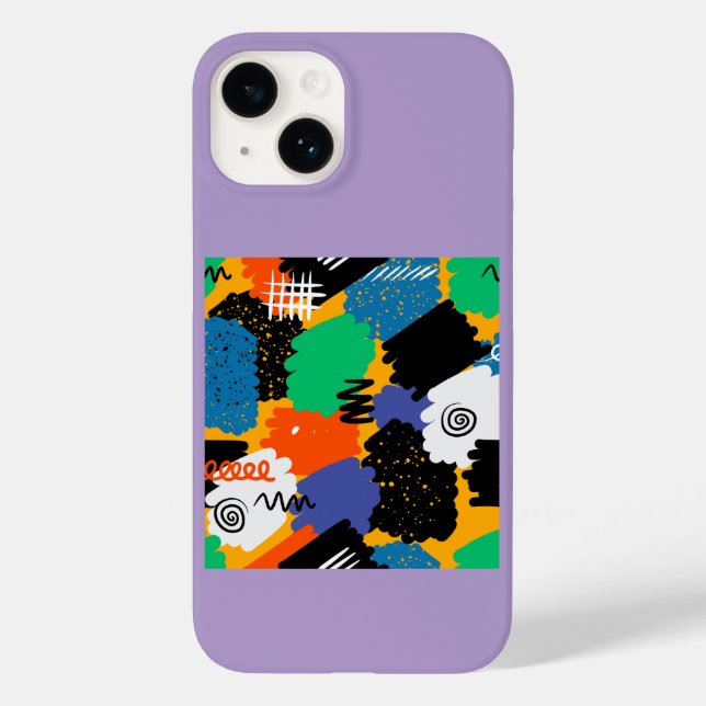 Colourful Maximalist Design  Case-Mate iPhone Case (Back)