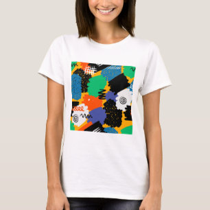 Colourful Maximalist Design T-Shirt