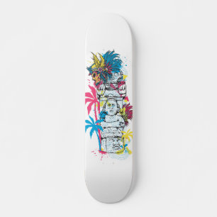 Colourful Mayan Skateboard