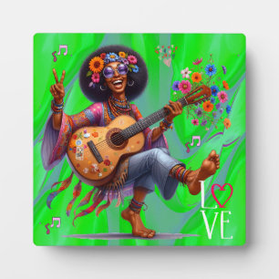 Colourful-Me Chic LOVE Plaque with Easel