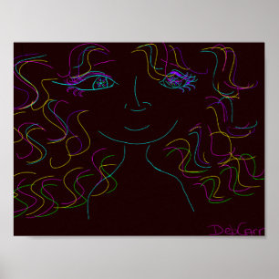 Colourful Me-poster print