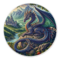 Colourful, Mediaeval Dragon castle