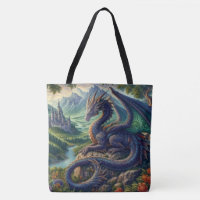 Colourful, Mediaeval Dragon castle