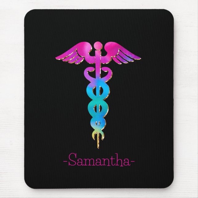 Colourful Medical Sign Mouse Pad (Front)