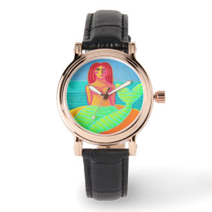 Colourful Mermaid Abstract Wearable Art Watch
