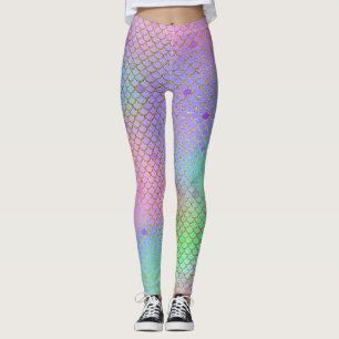 Colourful Mermaid Leggings