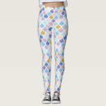 Colourful Mermaid Scale Leggings<br><div class="desc">Pretty and colourful mermaid scale pattern.</div>