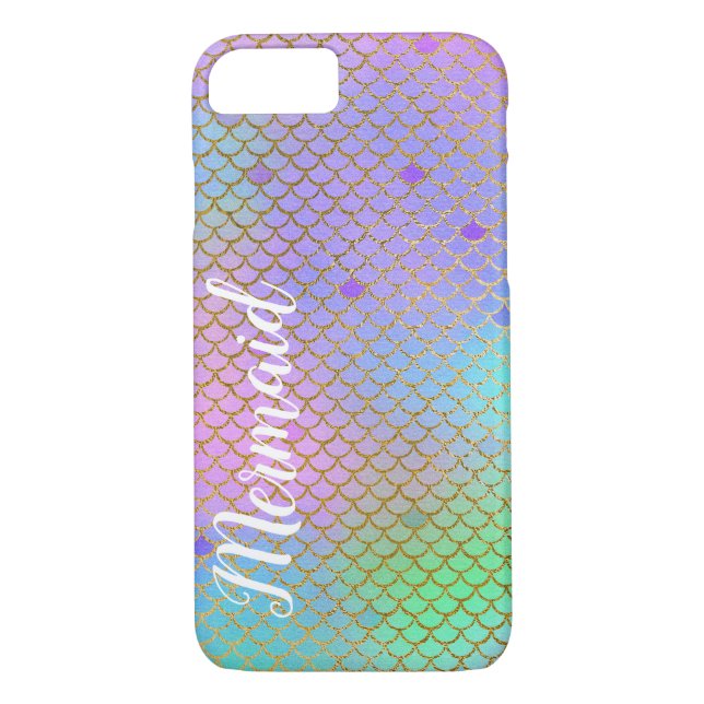 Colourful Mermaid Scales iPhone 7/8 Case (Back)