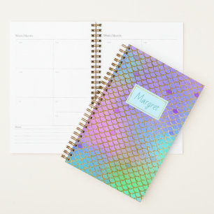 Colourful Mermaid Scales Planner