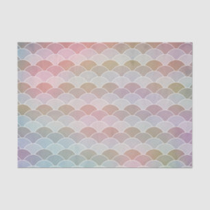 Colourful Mermaid Scales Tissue Paper