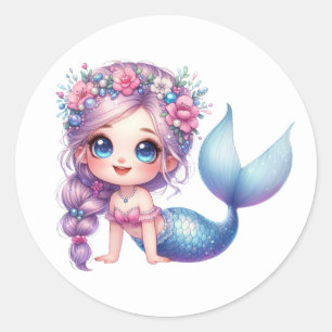 Colourful Mermaid Stickers