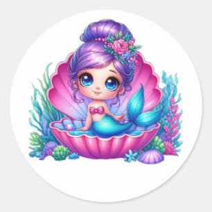 Colourful Mermaid Stickers