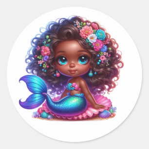 Colourful Mermaid Stickers