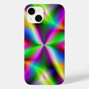 Colourful Metallic Fractal Lustre Case-Mate iPhone 14 Case