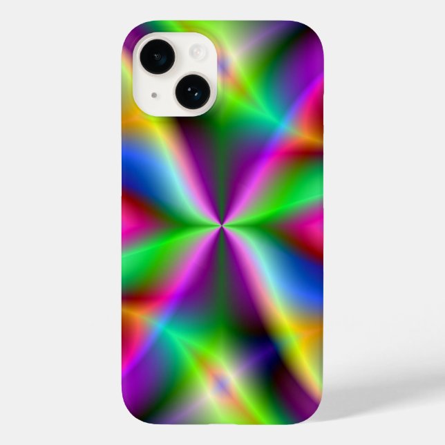 Colourful Metallic Fractal Lustre  Case-Mate iPhone Case (Back)