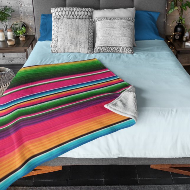 Colourful Mexican Blanket Rainbow Spanish Blanket (Creator Uploaded)