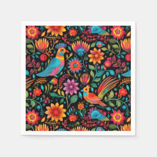 Colourful Mexican pattern Napkin