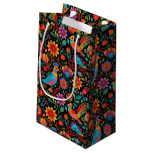 Colourful Mexican pattern Small Gift Bag
