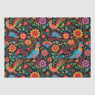 Colourful Mexican pattern Tissue Paper