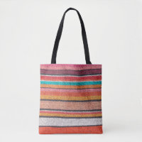 Colourful mexican, peruvian style rug surface clos