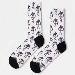 Colourful Mexican Skeleton Socks