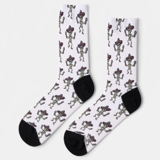 Colourful Mexican Skeleton Socks