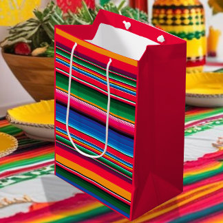Colourful Mexican Traditional Serape Medium Gift Bag