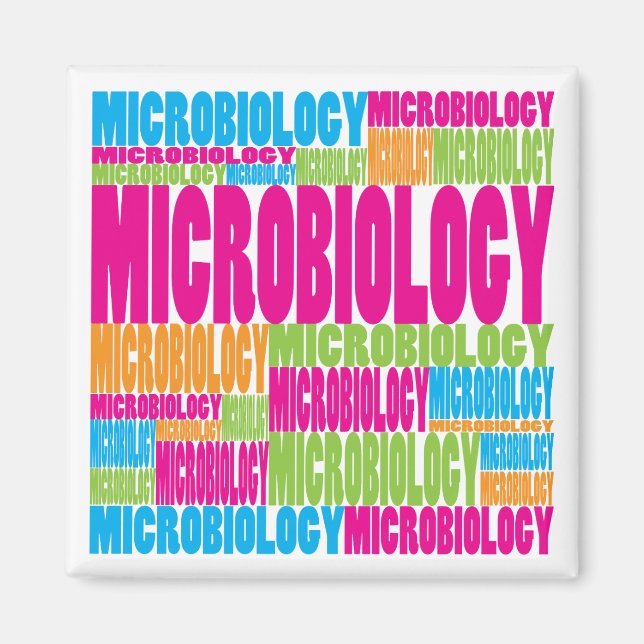 Colourful Microbiology Magnet (Front)