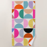 Colourful Mid Century Modern Abstract Pattern
