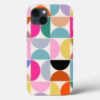 Colourful Mid Century Modern Abstract Pattern