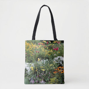 Colourful Mid Summer Gardens Tote Bag